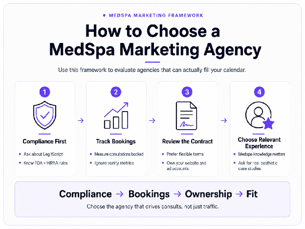 Medspa marketing agency evaluation framework