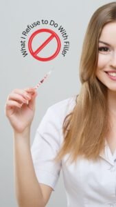 What I Refuse to Do With Filler